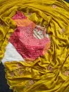 Tew Rangoli With Bandhej Printed Saree Collections